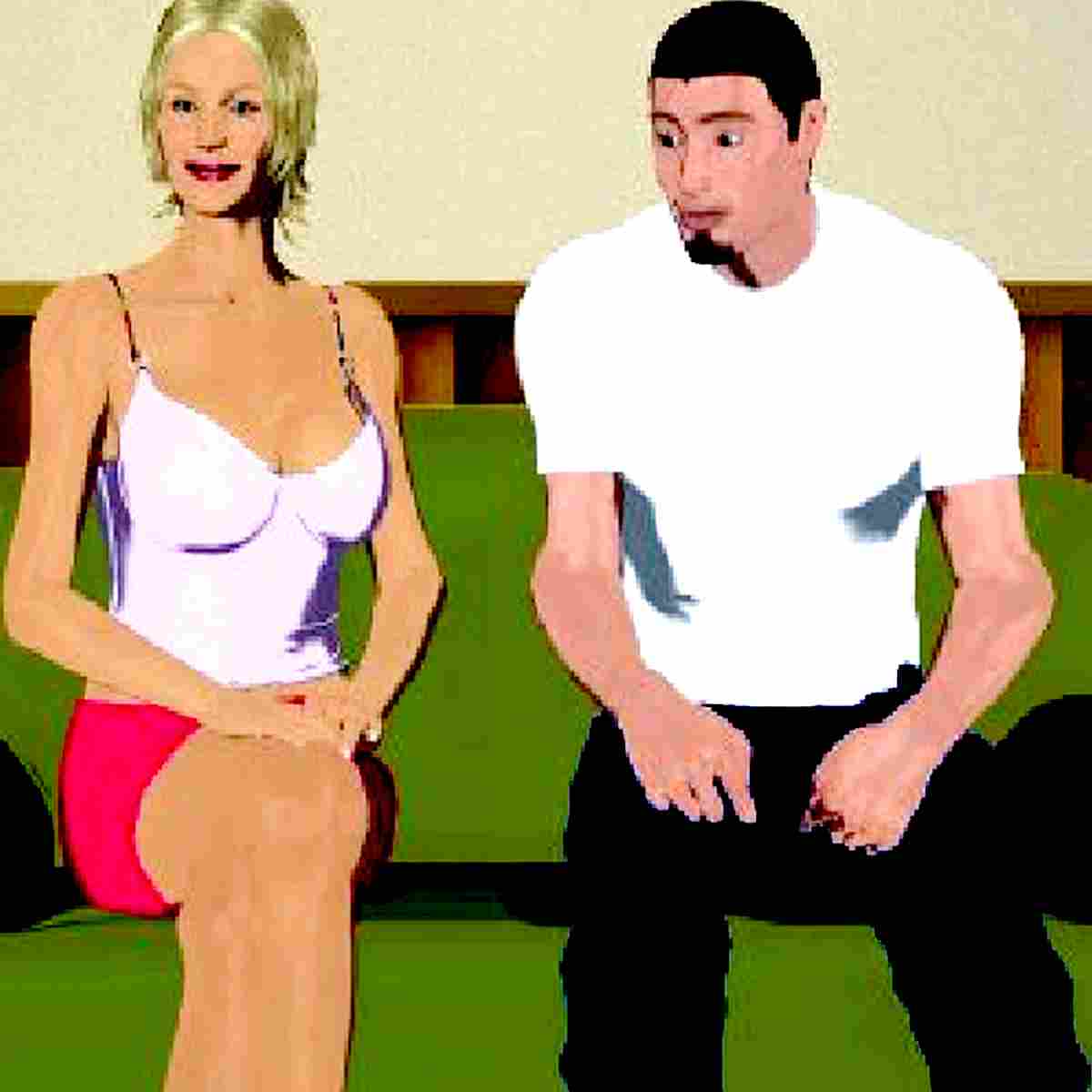 Lust for Bust - try to sneak a quick peak at the woman's breasts without getting caught!