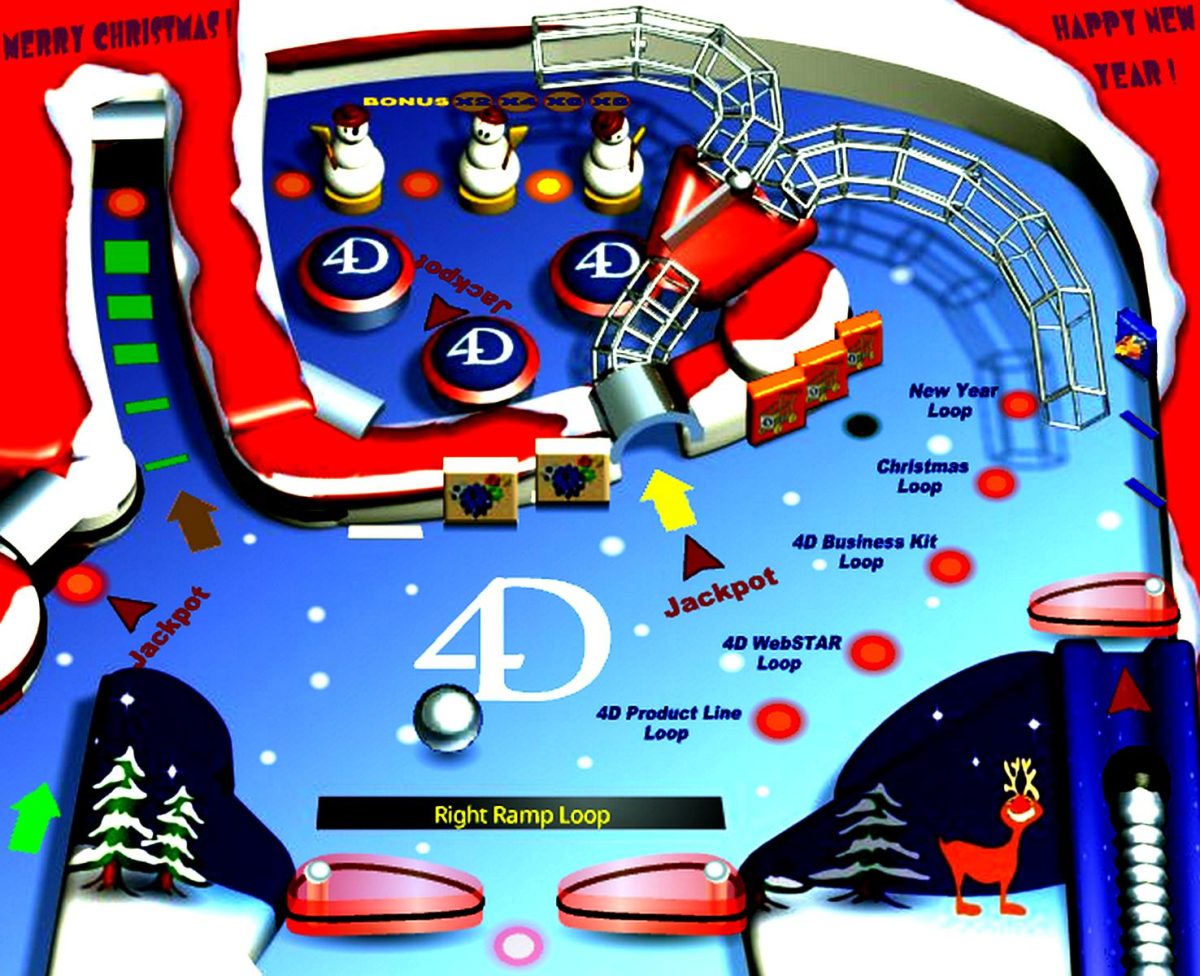 Xmas Pinball Where Christmas and New Year's collide.