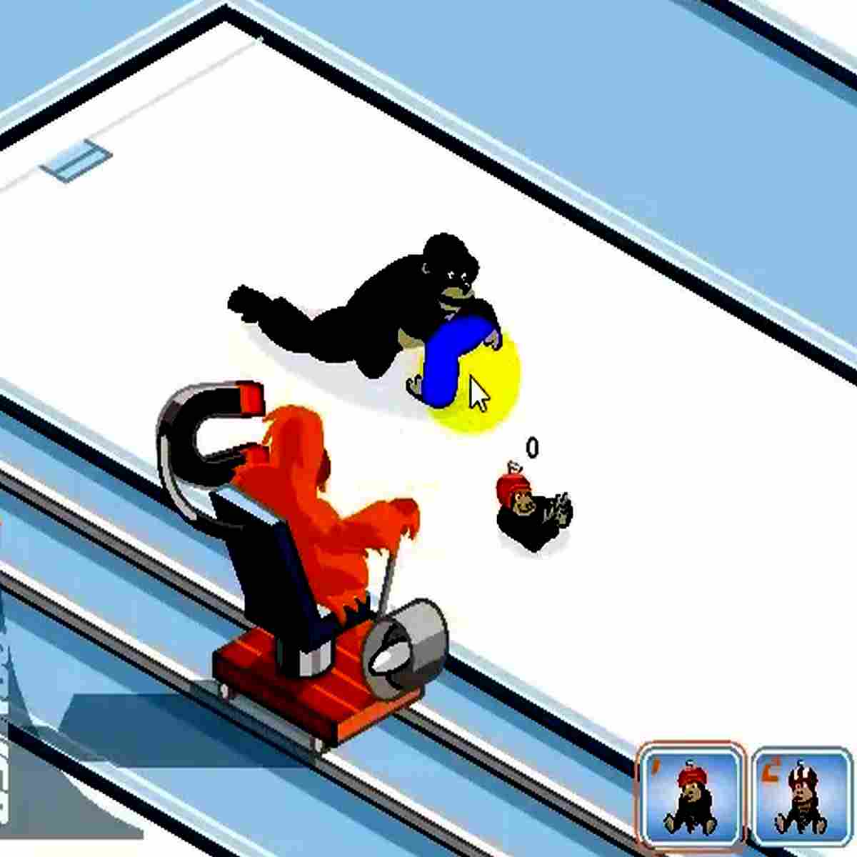 Monkey Curling 1986 these crazy monkeys love curling!