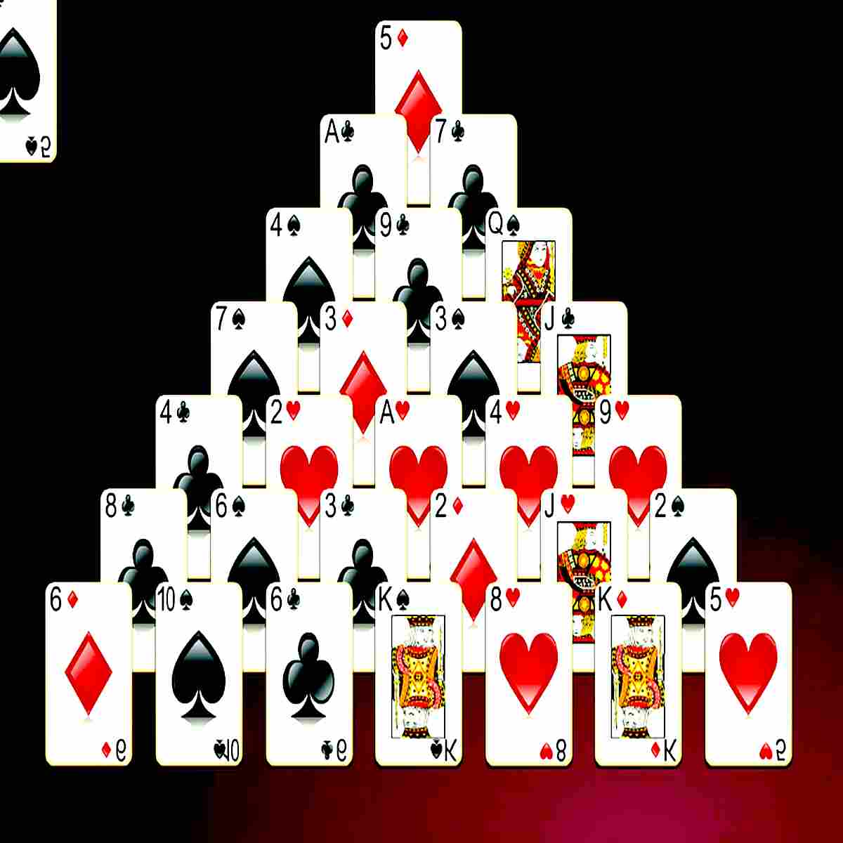 Tower Solitaire. Remove all cards from the Tower.