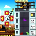 DropTris Game. Drop falling blocks in this classic Tetris-style challenge