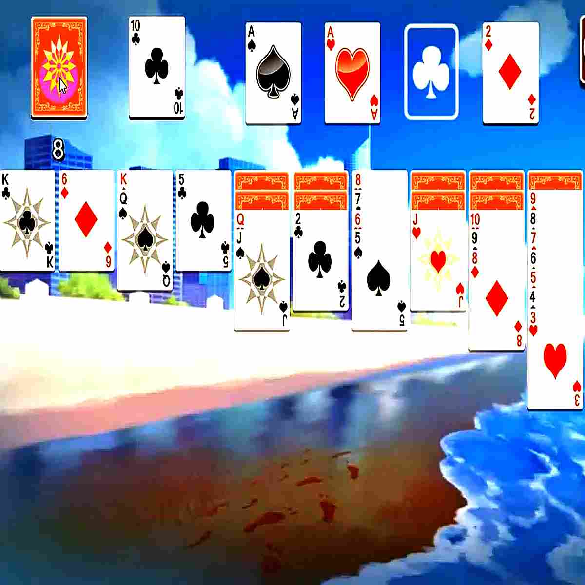 Play Gold Coast Klondike Game Online Free