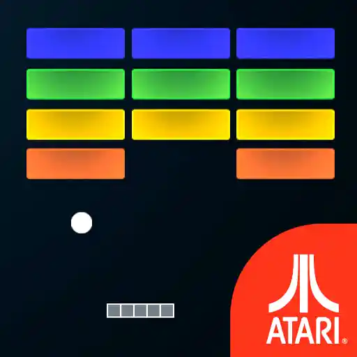 The classic arcade game Atari Breakout