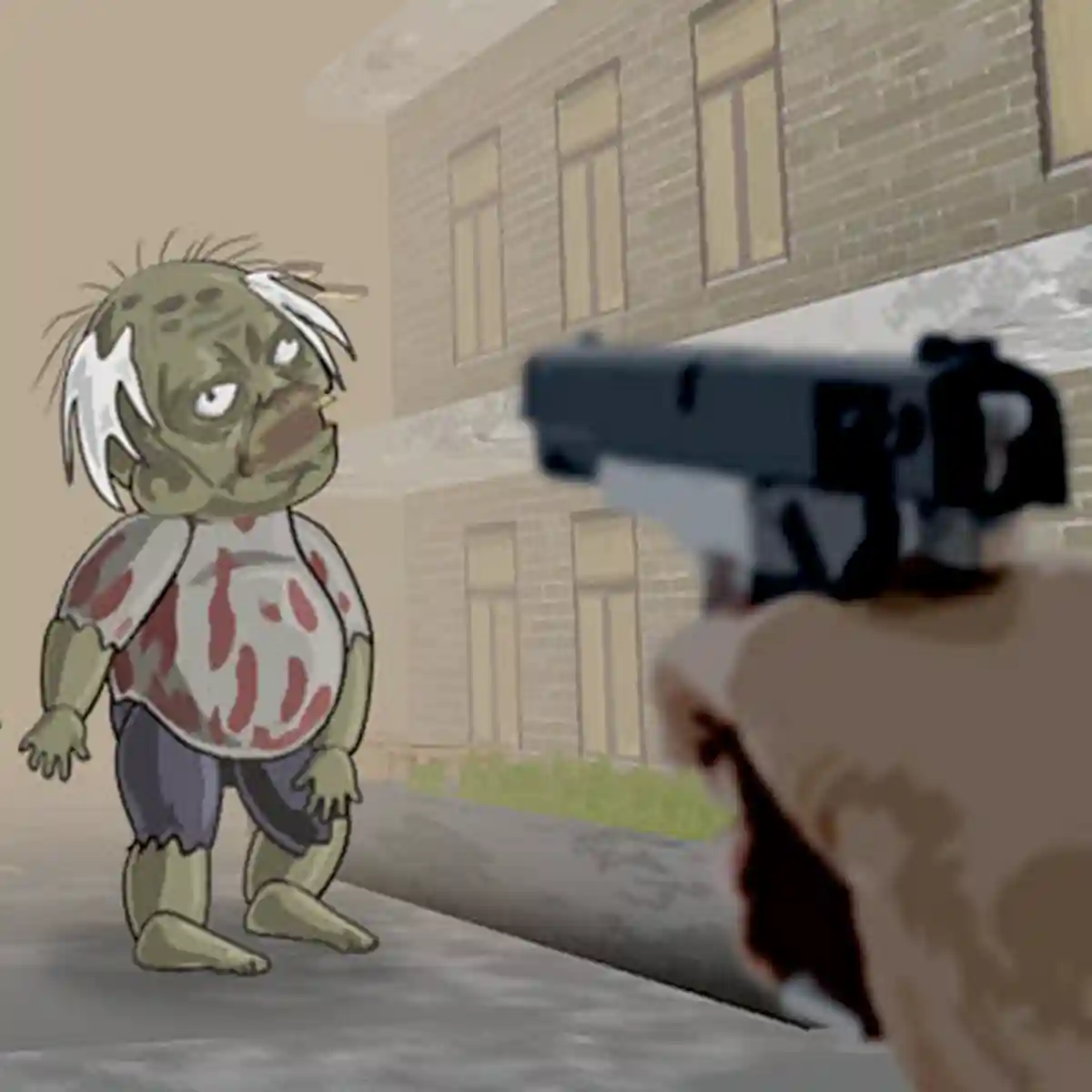 Kill the zombies from the gates of Hell