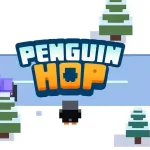 Penguin Hop the loose! Hop across the busy winter traffic roads
