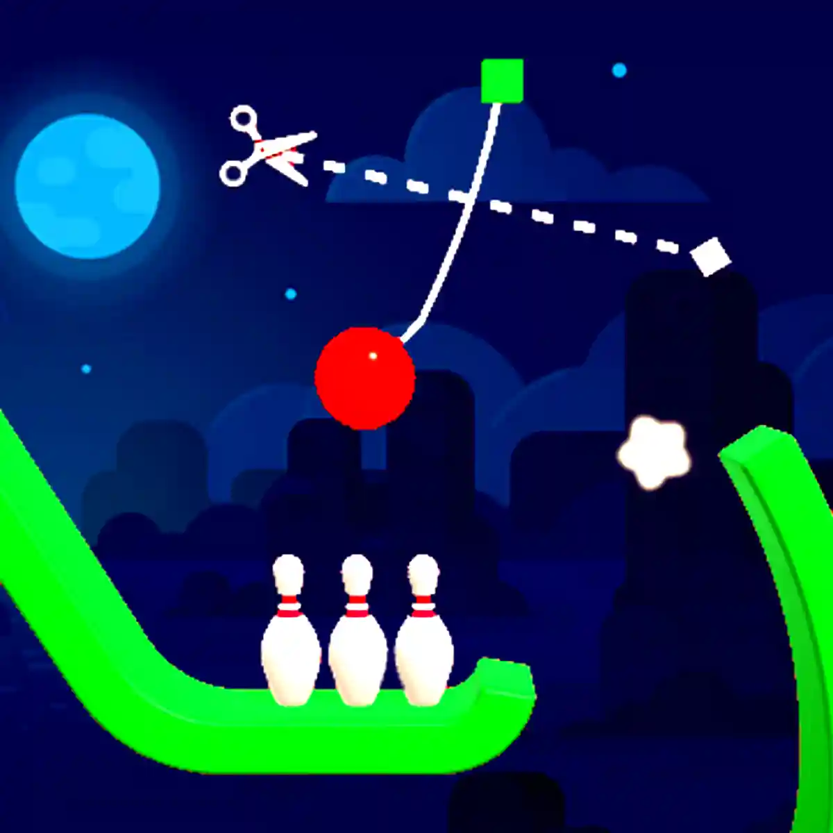 Rope bowing puzzle game a addictive puzzle