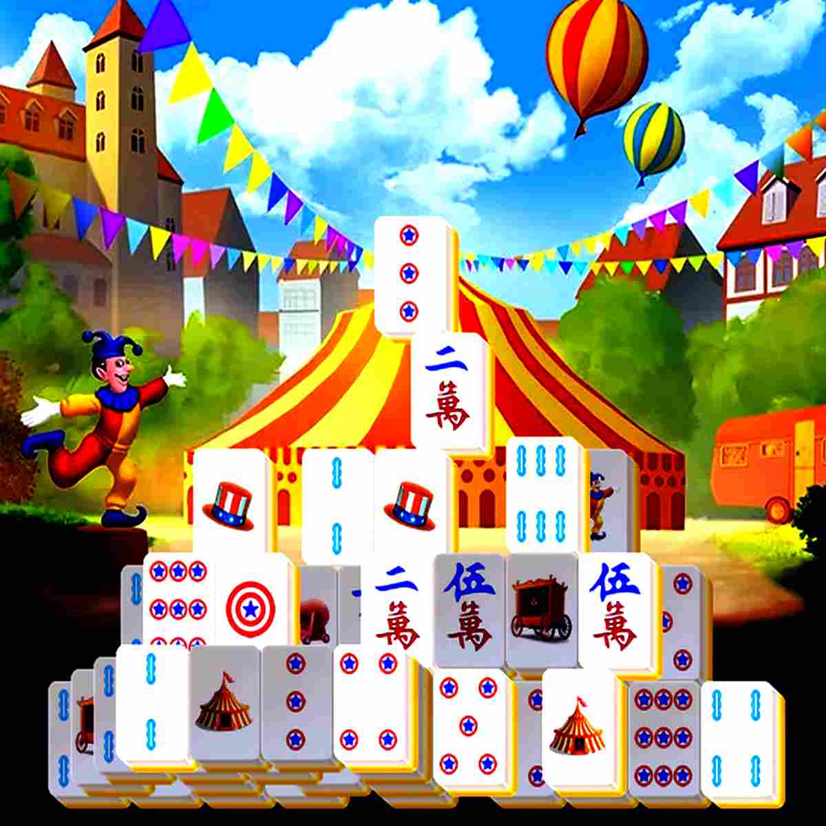 Play a game of Circus Mahjong