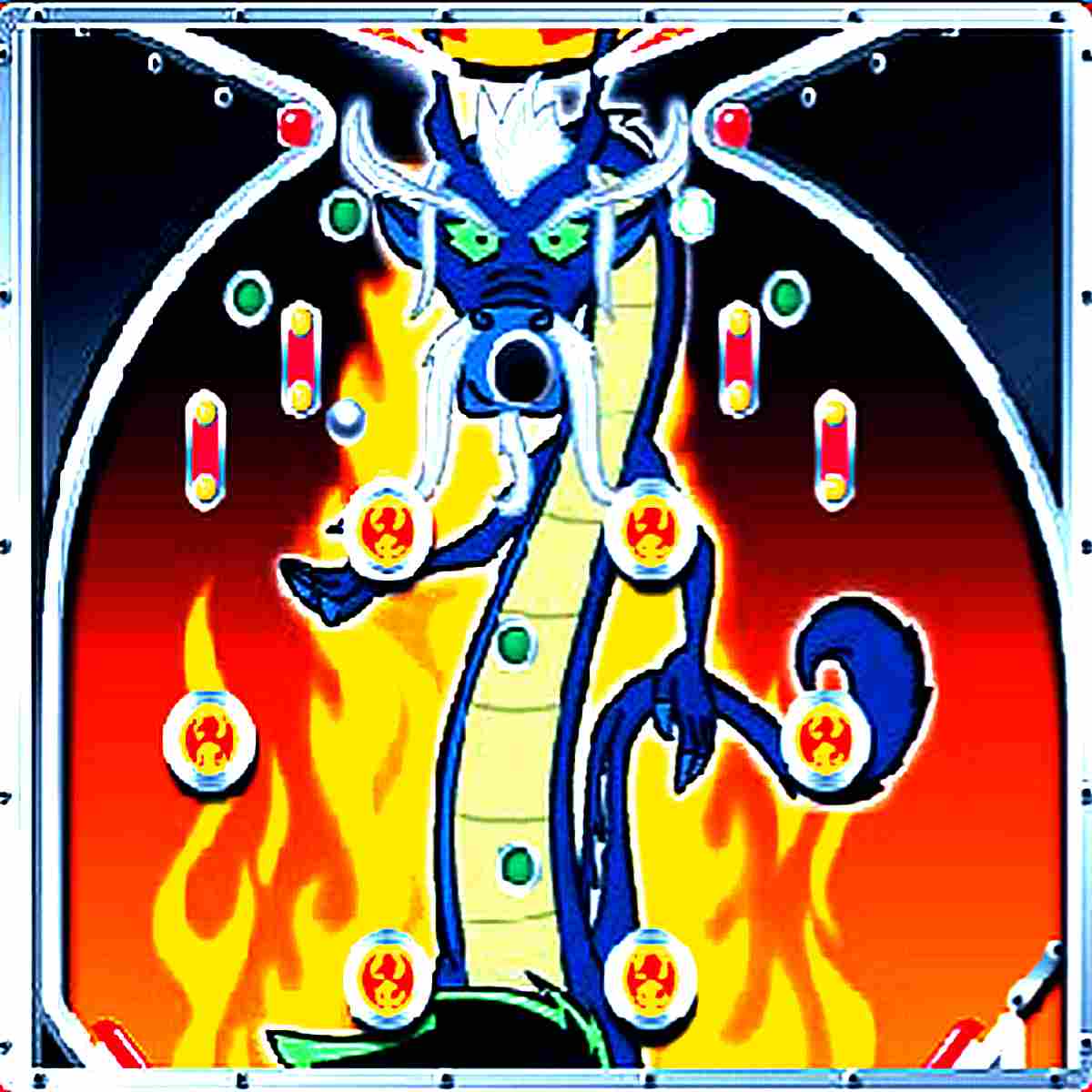Jakes Inferno Pinball, let's you experience a Dragon adventure!