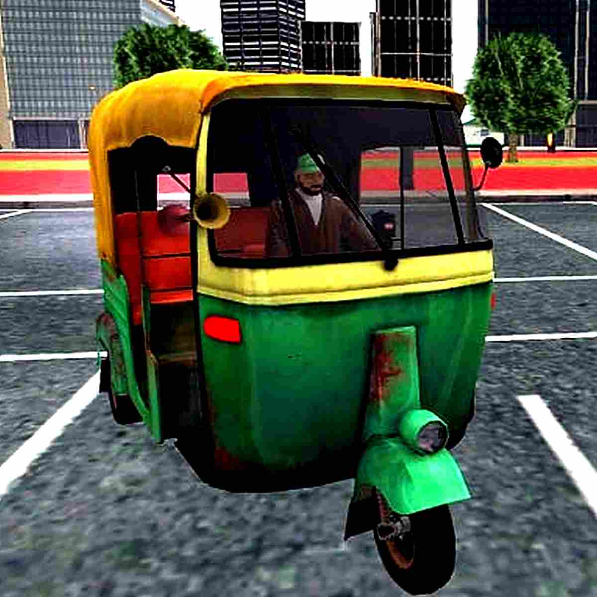 In Tuk Tuk Rickshaw City step into the role of a legendary city tuk-tuk driver!