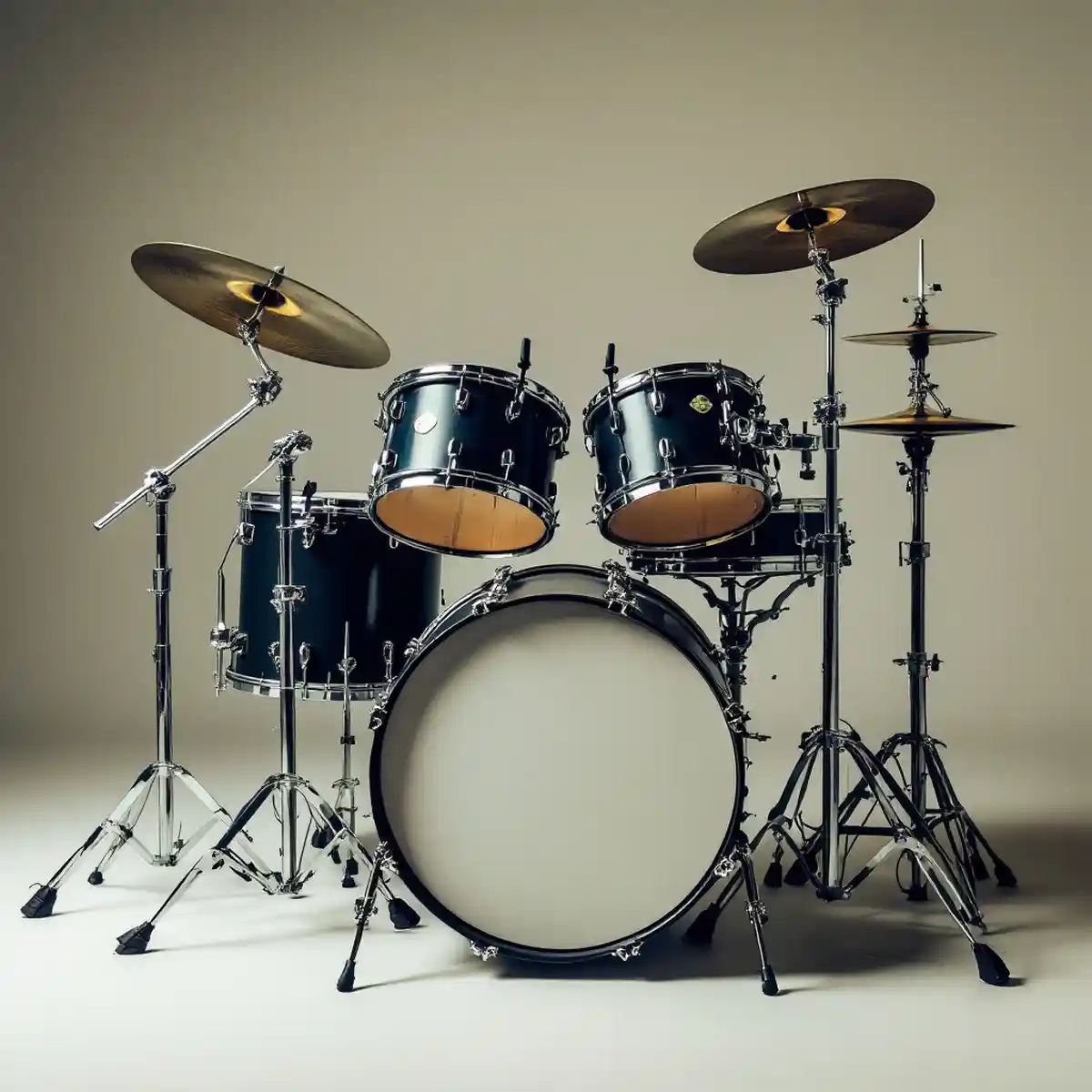 Drumsession drum kit ready to be played