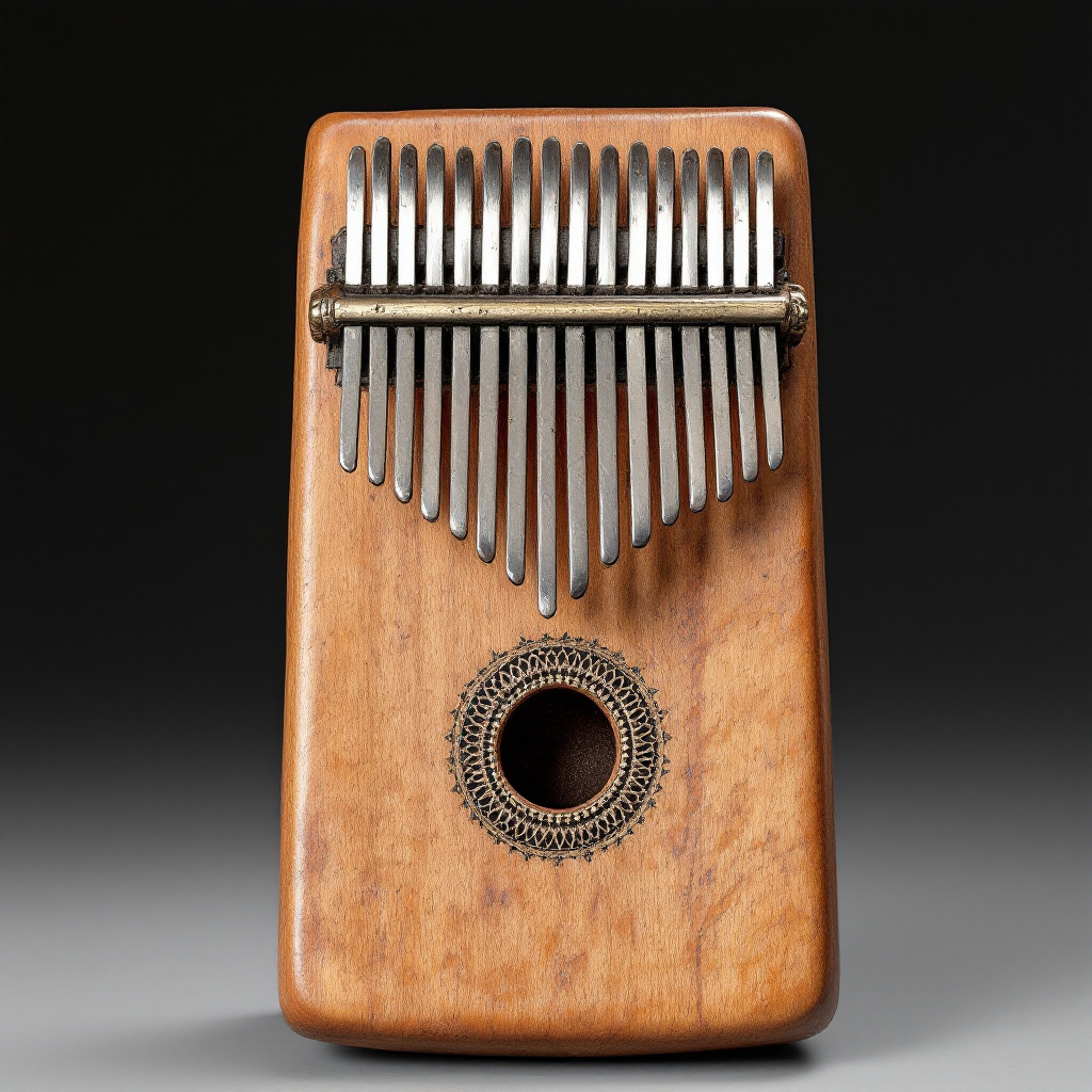 Let your fingers glide across a thumb piano