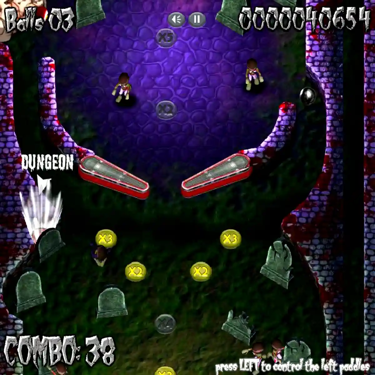 Zombie Pinball Table drops you in