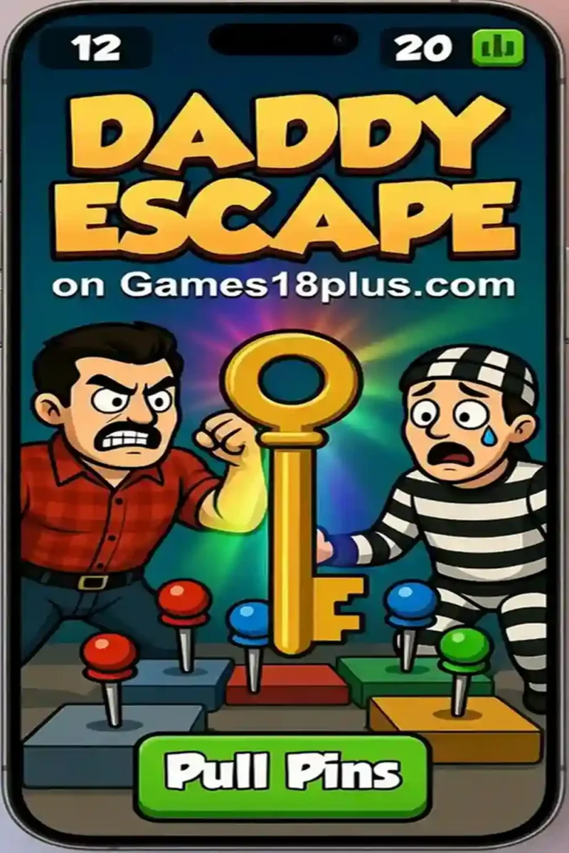 Daddy Escape - Pull the Pin is here to challenge you