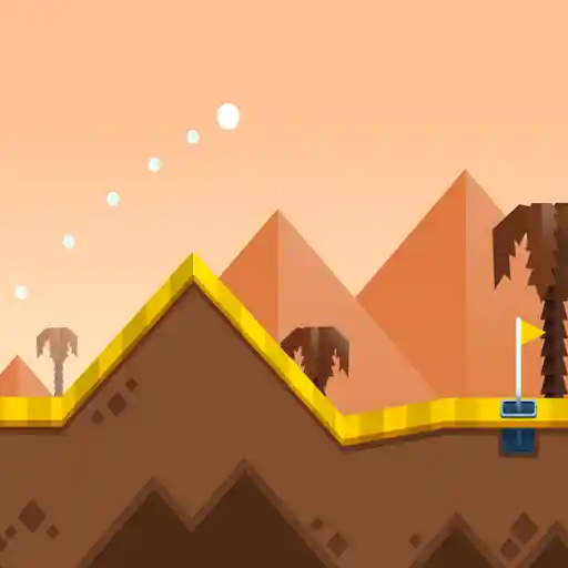 Arcade Golf is a fast-paced, 2D mini-golf game