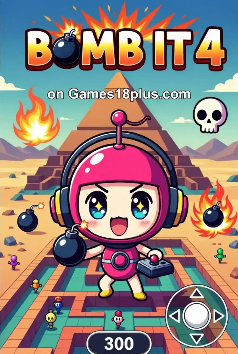 BOMB IT 4! Step into a retro Bomberman game
