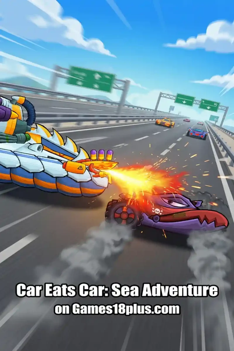 Car Eats Car Sea Adventure you can race fast
