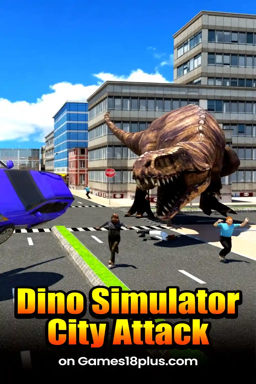 DINO SIMULATOR CITY ATTACK, the dino city rampage