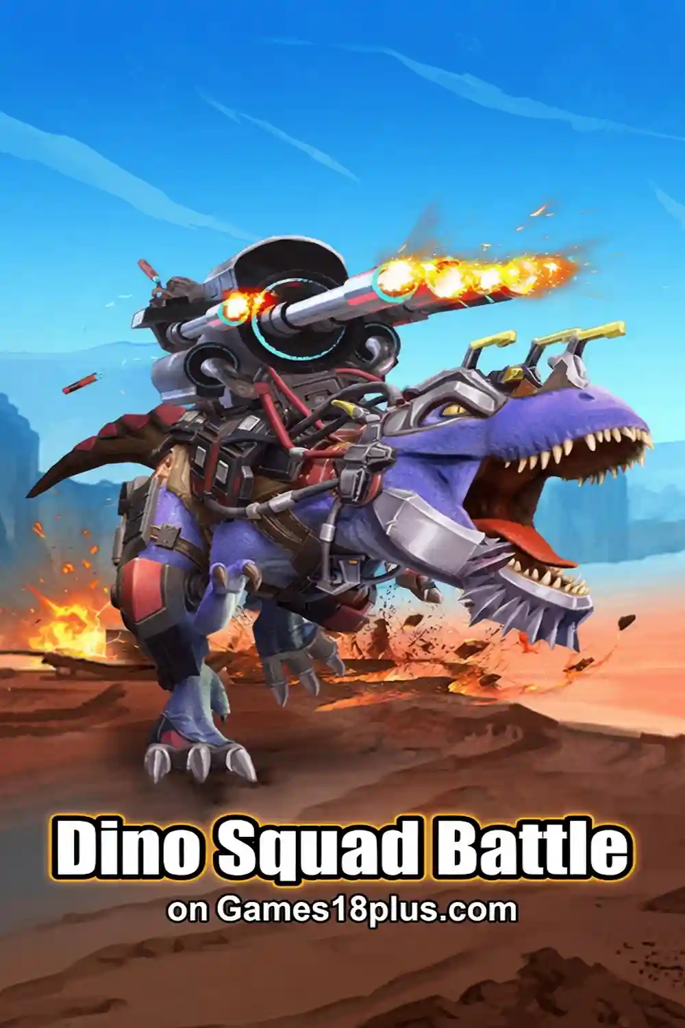 Dino Squad Battle your strapped to it's back