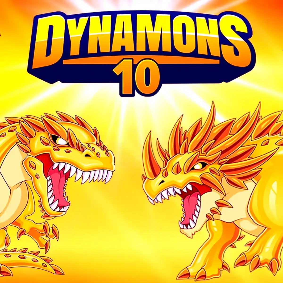 Dynamons 10: Two powerful creatures face off.