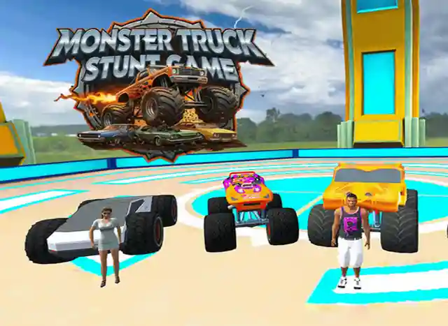 Welcome to monster truck stunt action