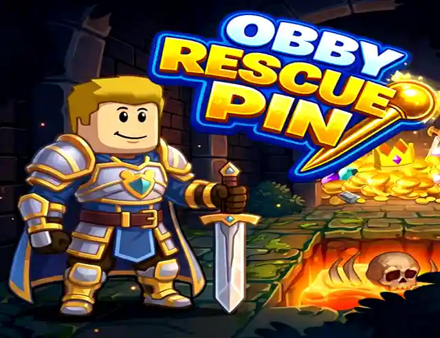 Obby Rescue Pin is a brain-burning puzzle