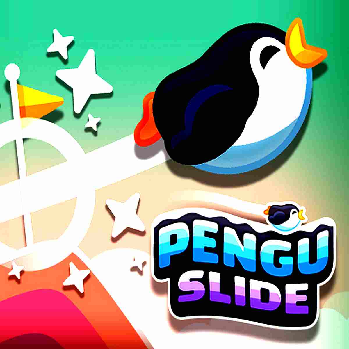 Play Pengu Slide: A fun penguin game that fly's!