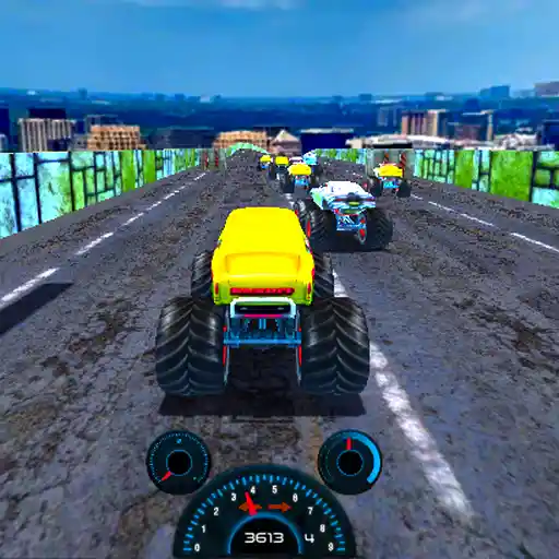Monster Trucks racing in Real Simulator Monster Truck