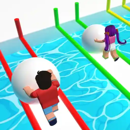 Roll, race, and claim victory in Snow Ball Racing Multiplayer!