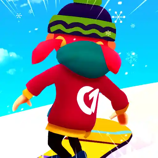 Race into Snowboard Game Party with friends