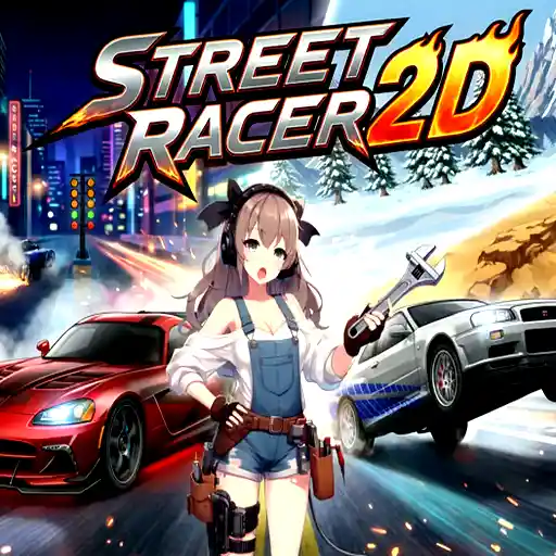 Street Racer 2D is a drag-racing driving game