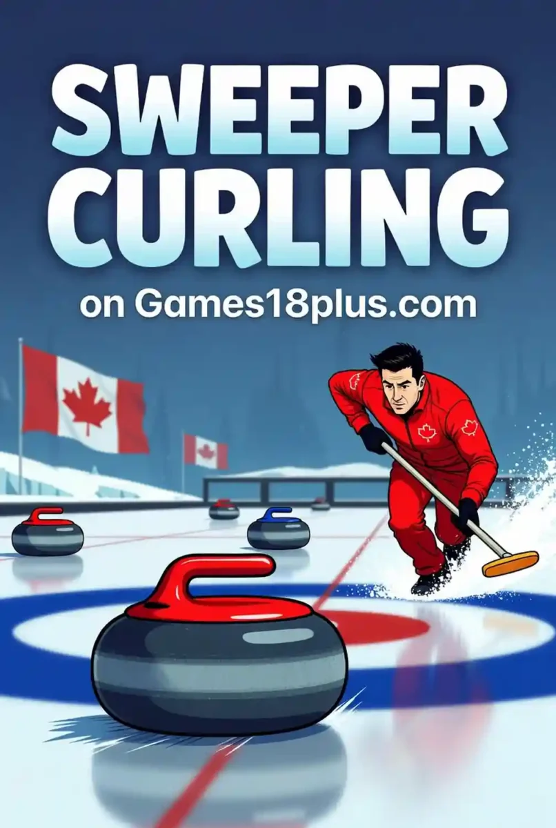 Join the excitement of sweeper curling