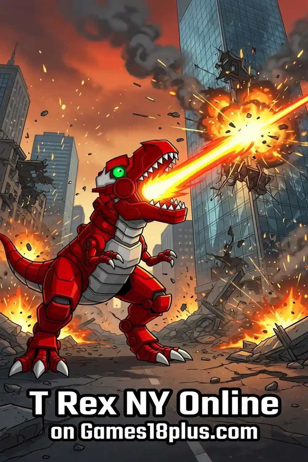 T Rex NY Online delivers dinosaur rampage