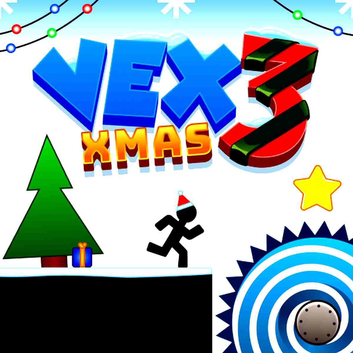Vex 3 Xmas: A festive running game. Play now!