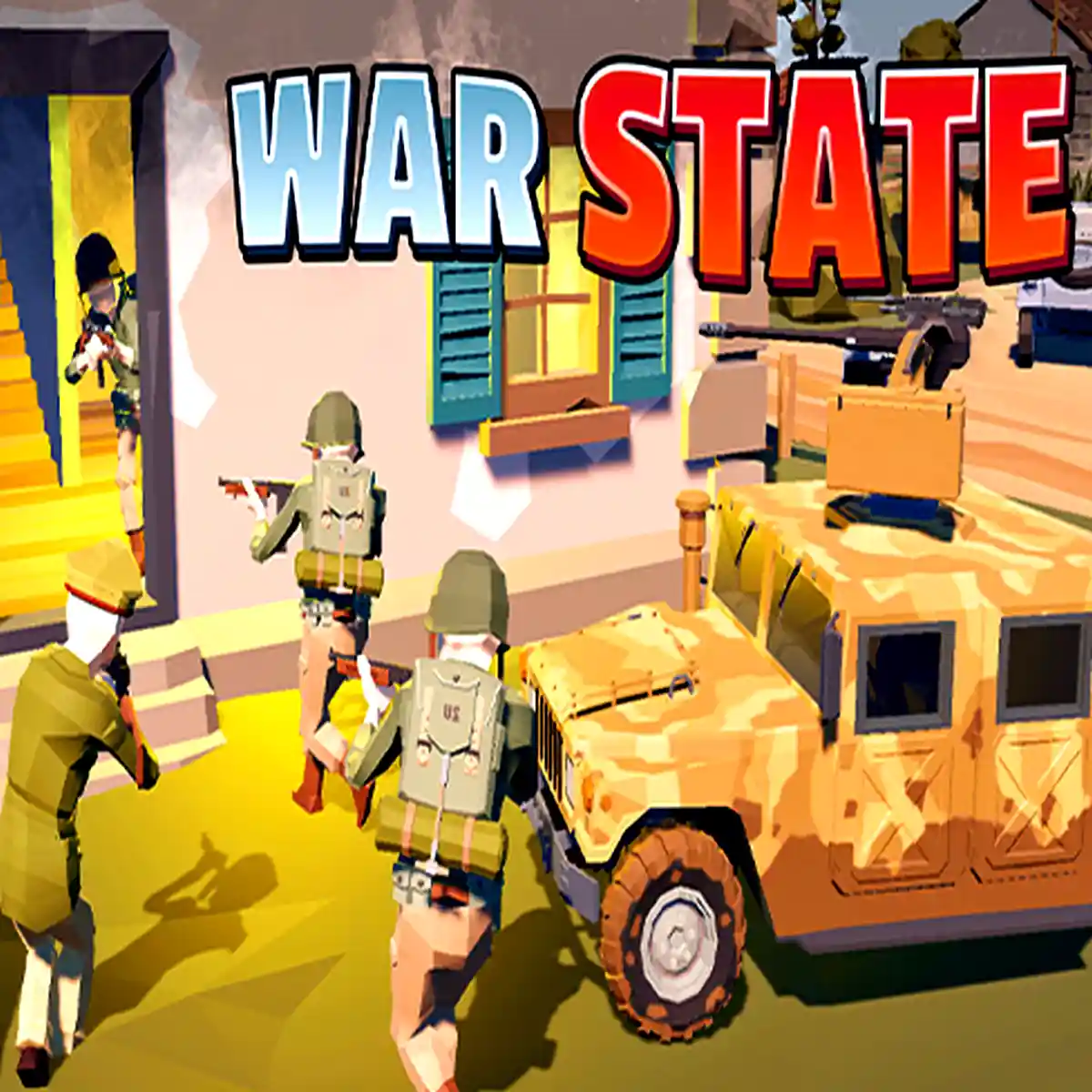 Soldiers prepare for action in the game War State