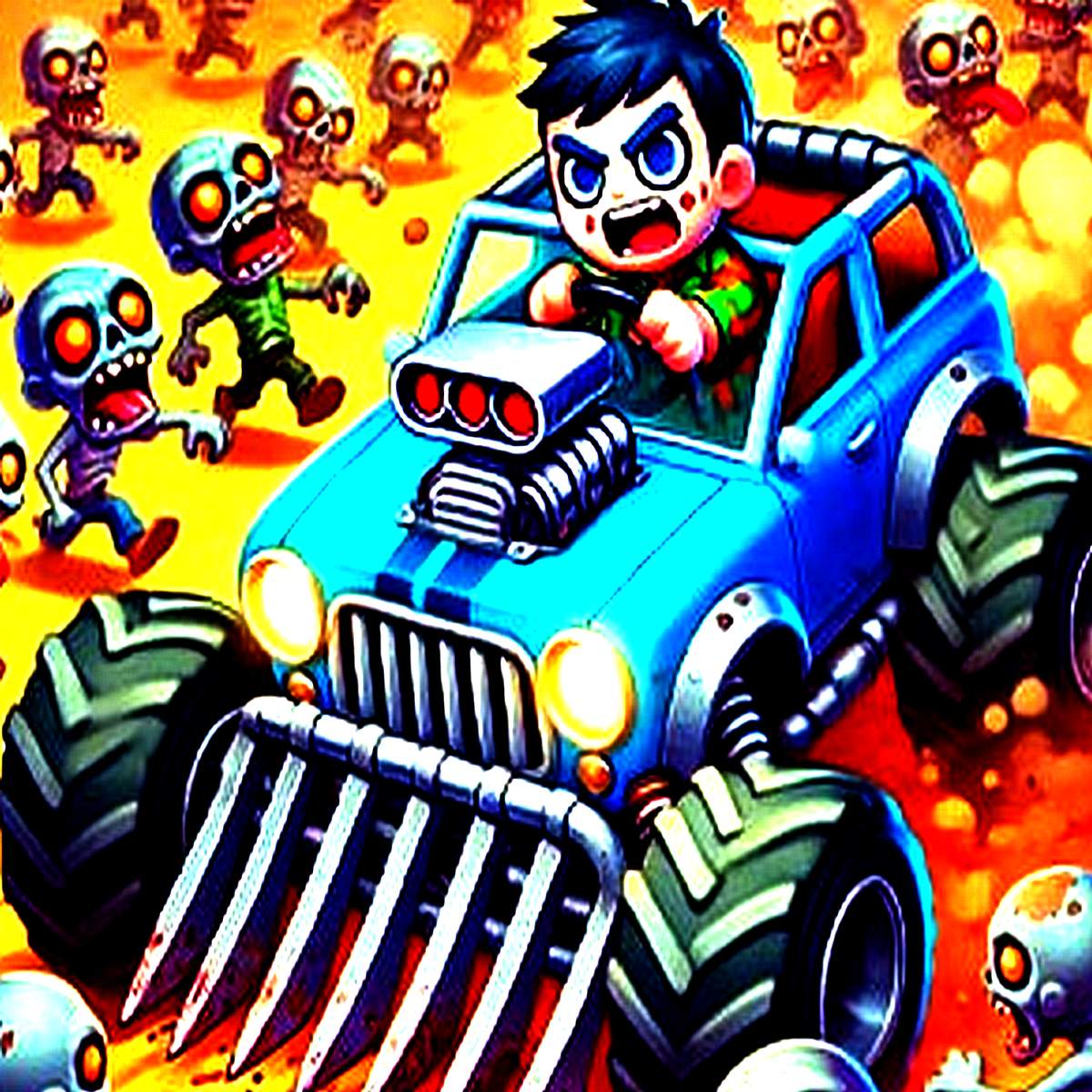 Z-Machine Game. Take on hordes of zombies in a powerful tank